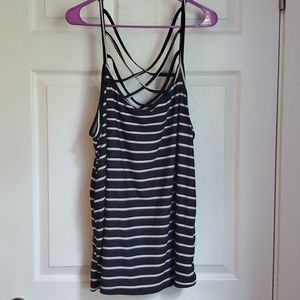 Spaghetti strap, Striped Jusify tank